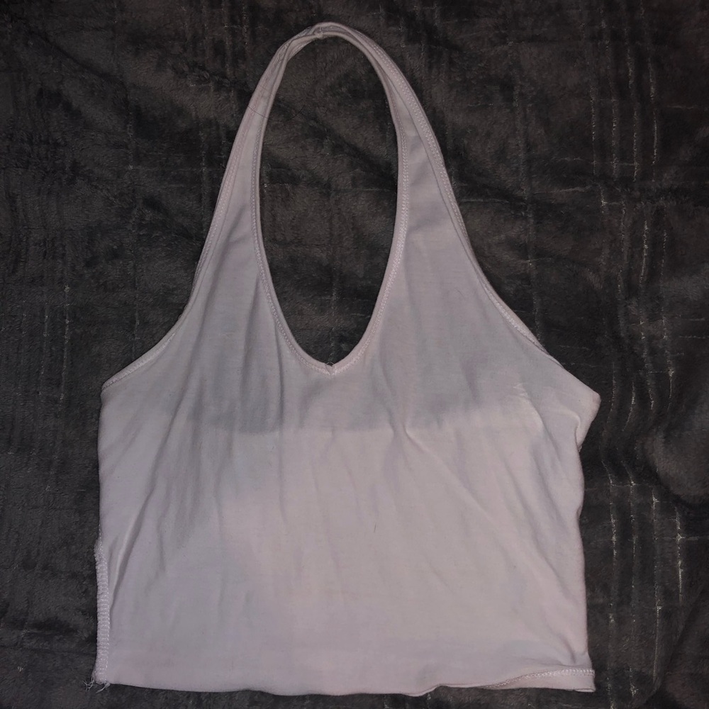 White halter top from tillys